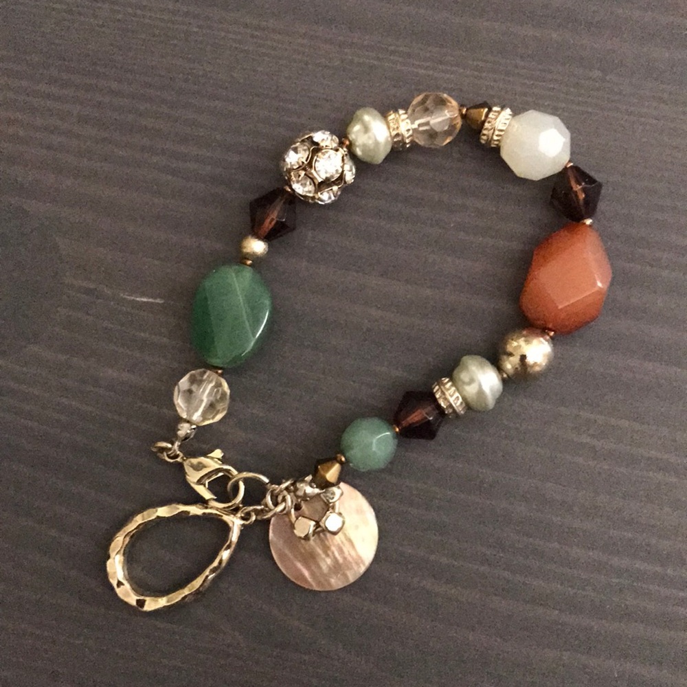 Earth Tone Beaded Bracelet